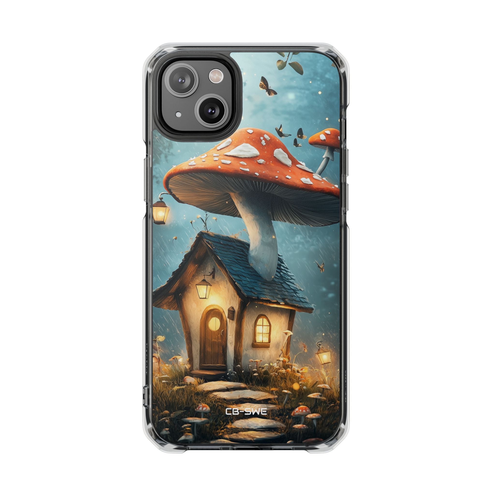 Mushroom House Glows iPhone Case - Impact