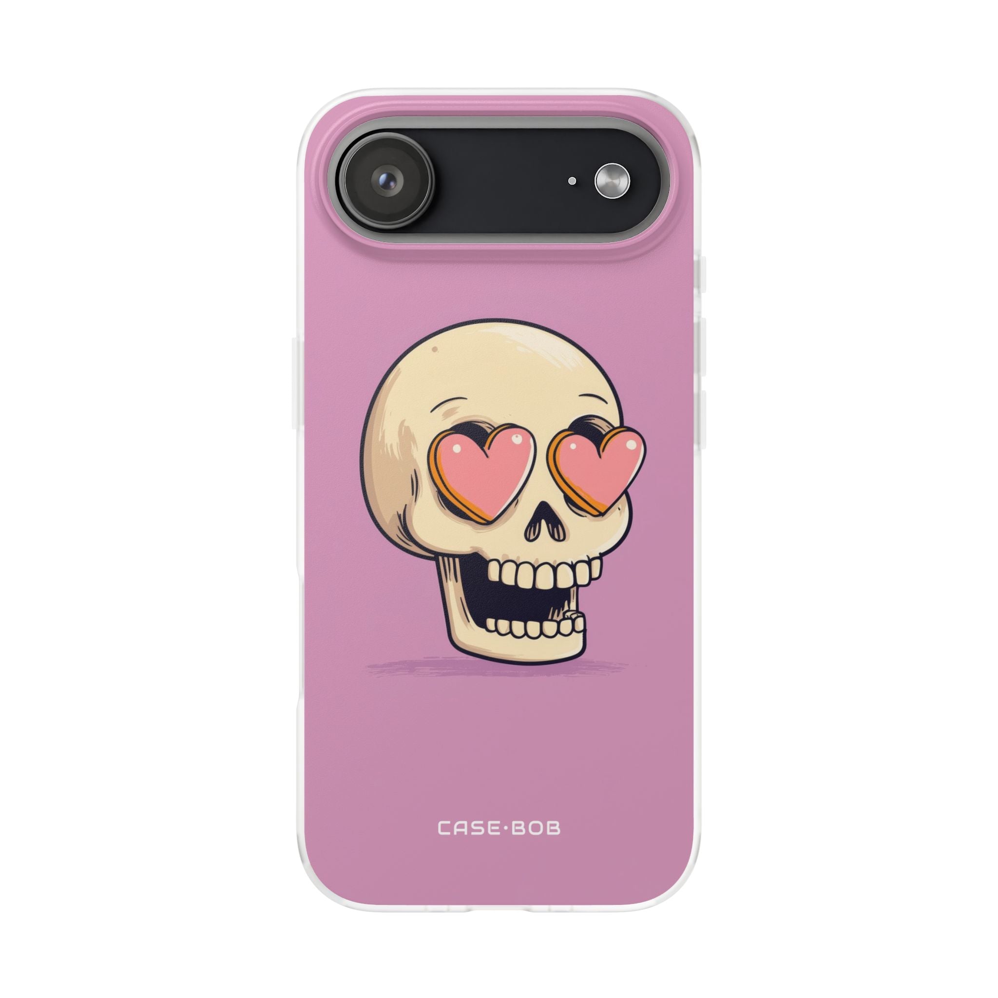 Heart Eyed Skull iPhone 17 Air Case - Soft
