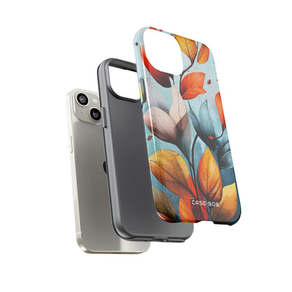 Crimson Veins iPhone 14 Case - Tough