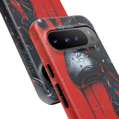 Chaotic Red Surge Google Pixel 9 - Tough Phone Case