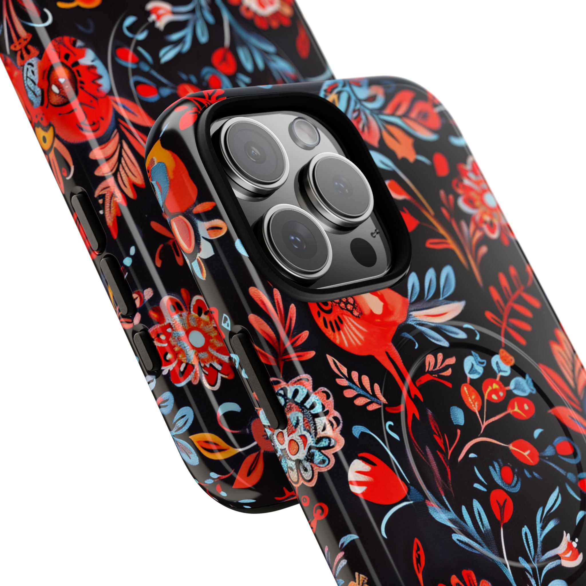 Vivid Birdscape iPhone 16 Pro Max Case - Tough+