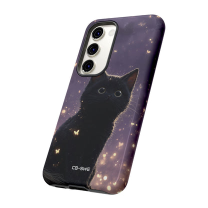 Whimsical Cat Soars - Samsung Case