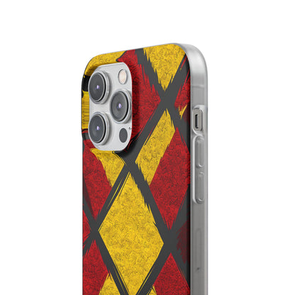 Cracked Diamond Grid iPhone 14 Pro Max - Soft Case