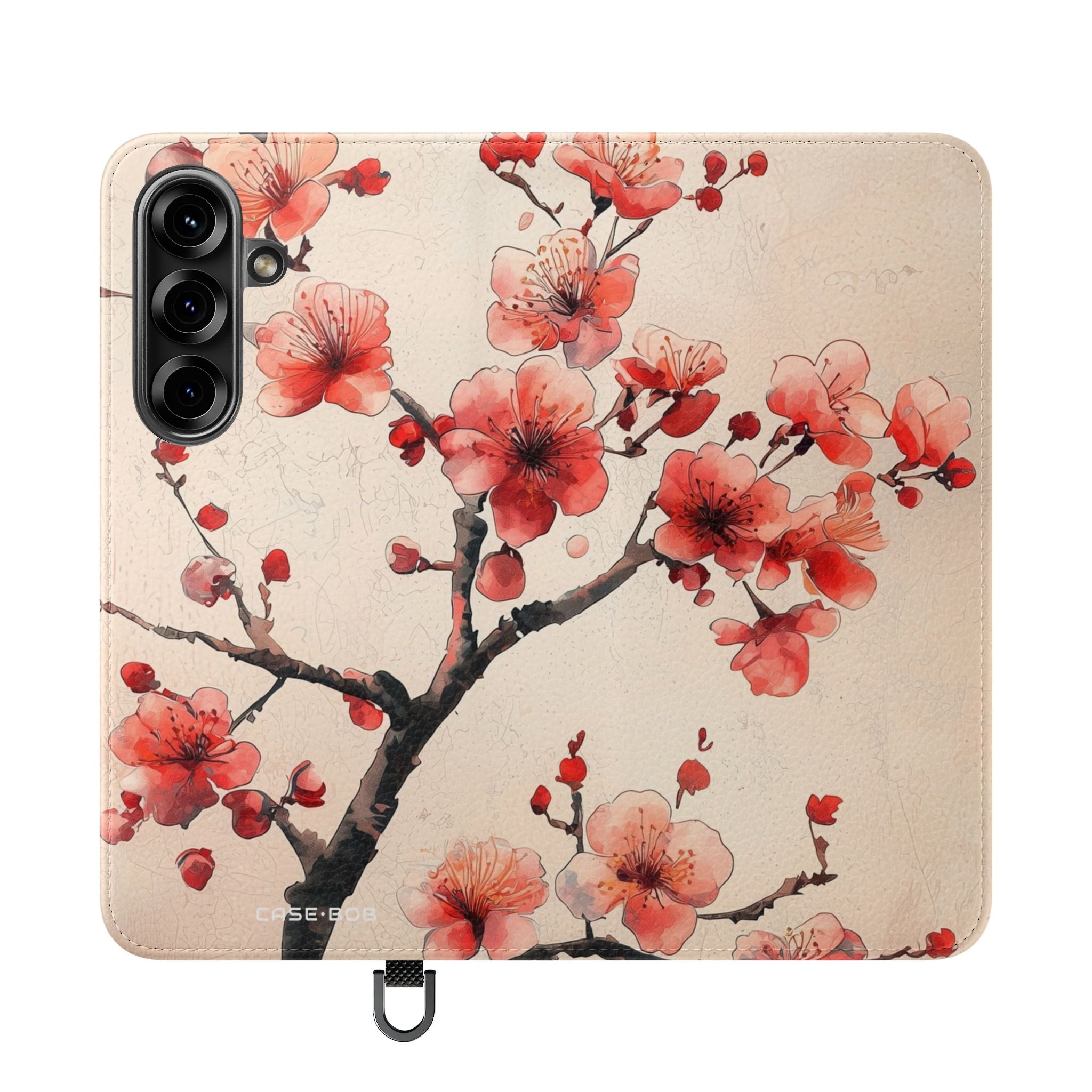 Cherry Blossom Breeze - Samsung S25 Case - Wallet