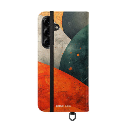 Sweeping Ember Bands - Samsung S25+ Case - Wallet