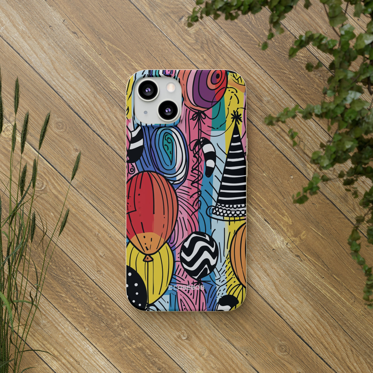 Vibrant Party Whimsy | Biodegradable Phone Case