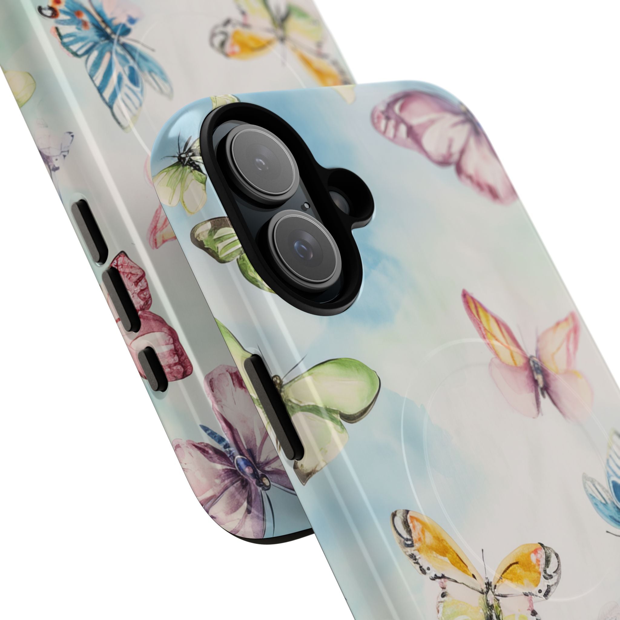 Watercolor Butterfly Bliss - Tough + MagSafe® iPhone 16 Phone Case