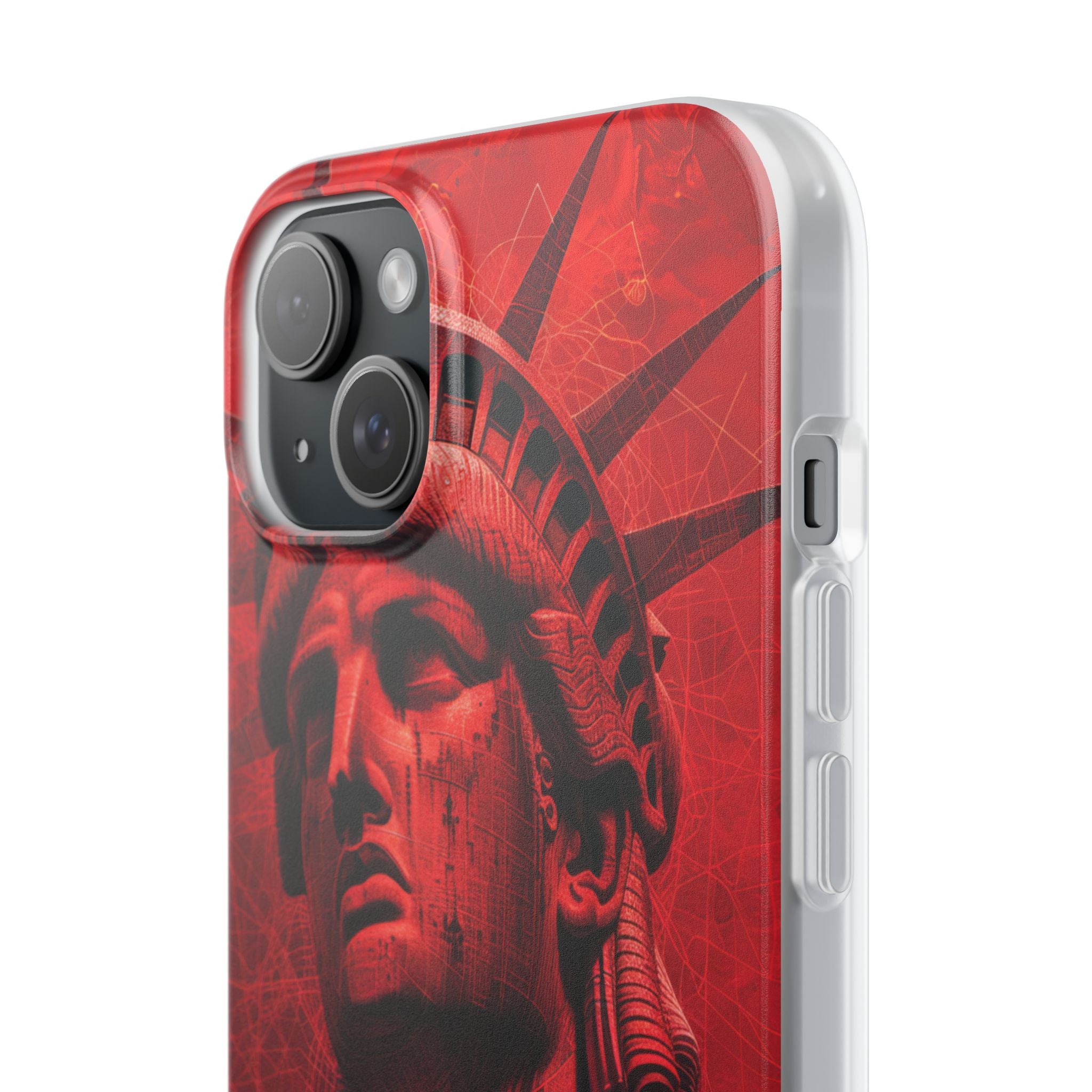 Zen Red Liberty Vision iPhone 15 - Flexi Phone Case