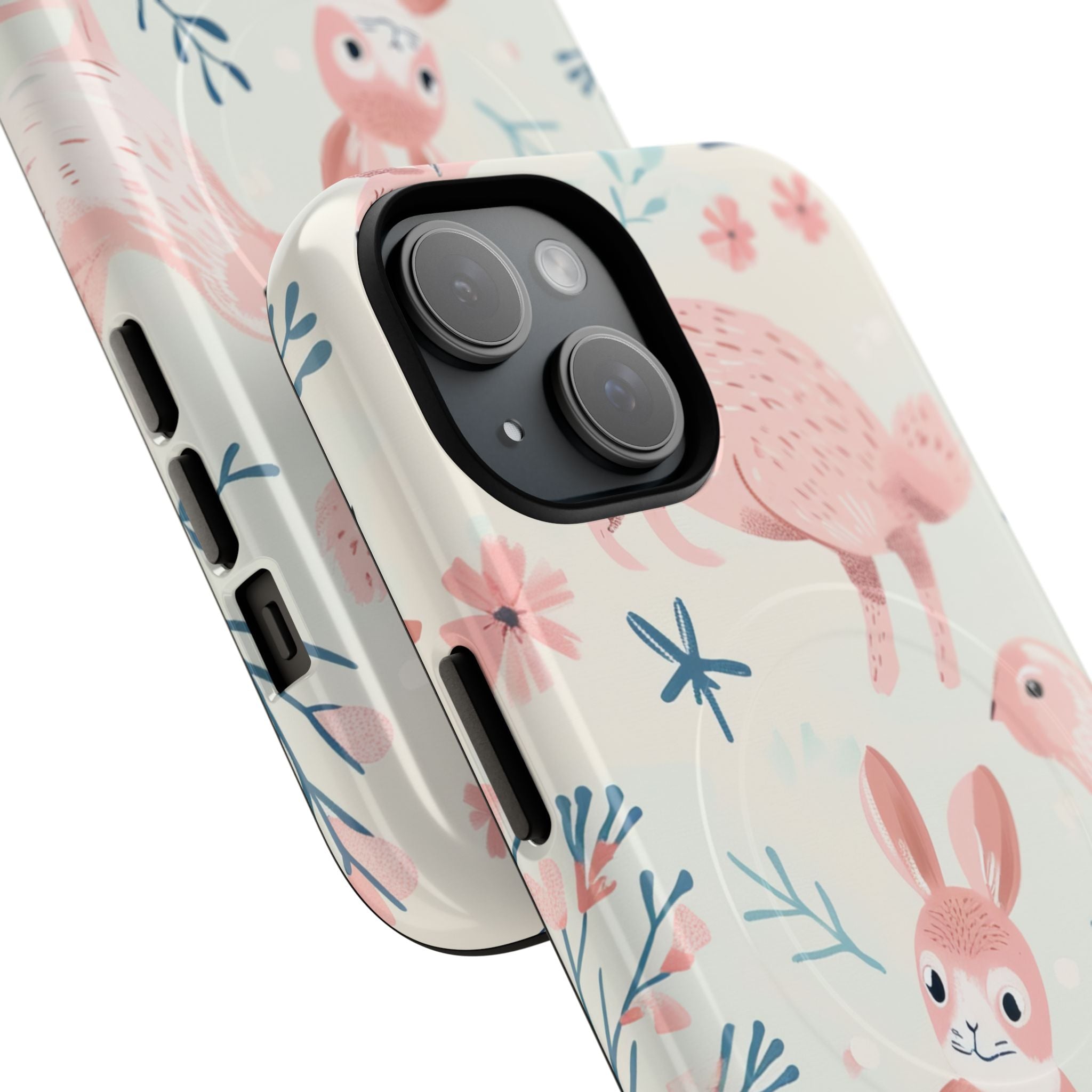 Pastel Whimsical Nature - Tough + MagSafe® iPhone 15 Phone Case