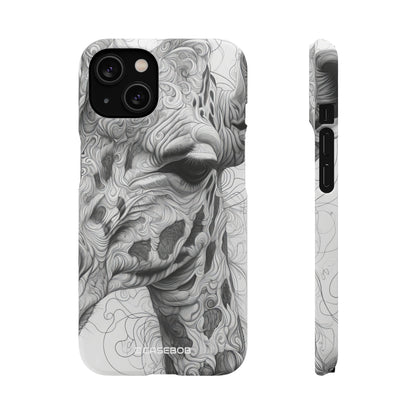 Monochrome Giraffe | Slim Phone Case for iPhone