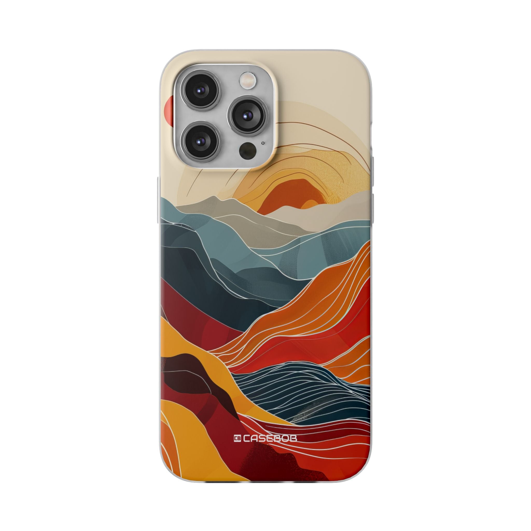 Sunset Waves | Flexible Phone Case for iPhone