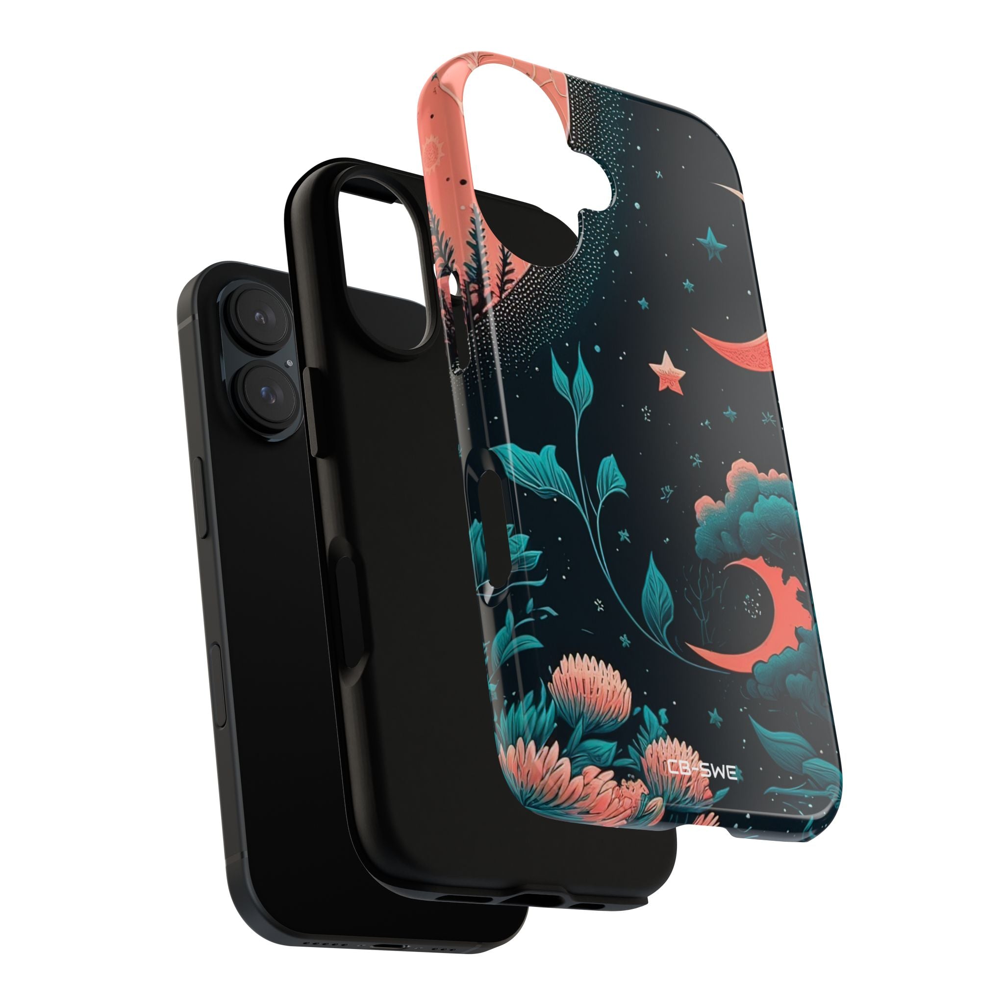 Cosmic Floral Dreams - iPhone Case
