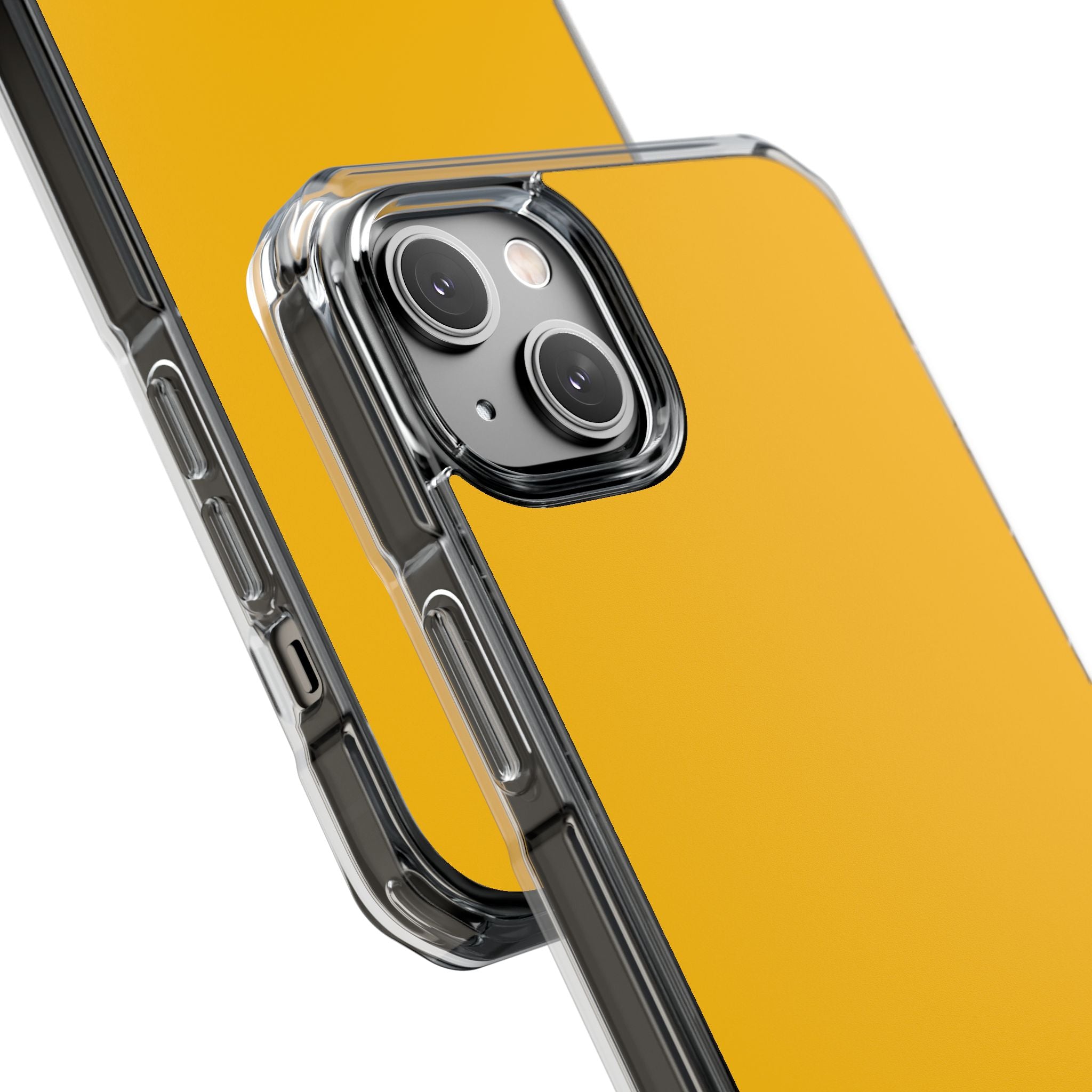 Amber Yellow - Clear Impact iPhone 14 Phone Case