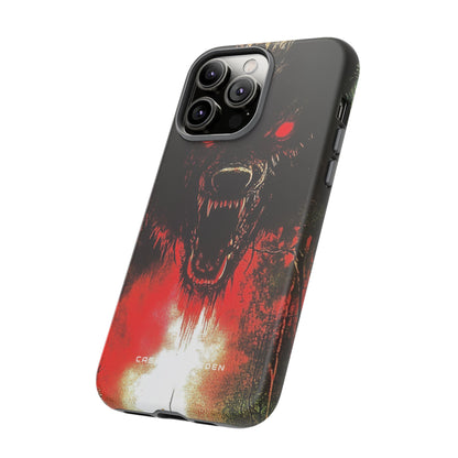 Bloodmoon Wolf's Lament iPhone 14 - Tough Phone Case