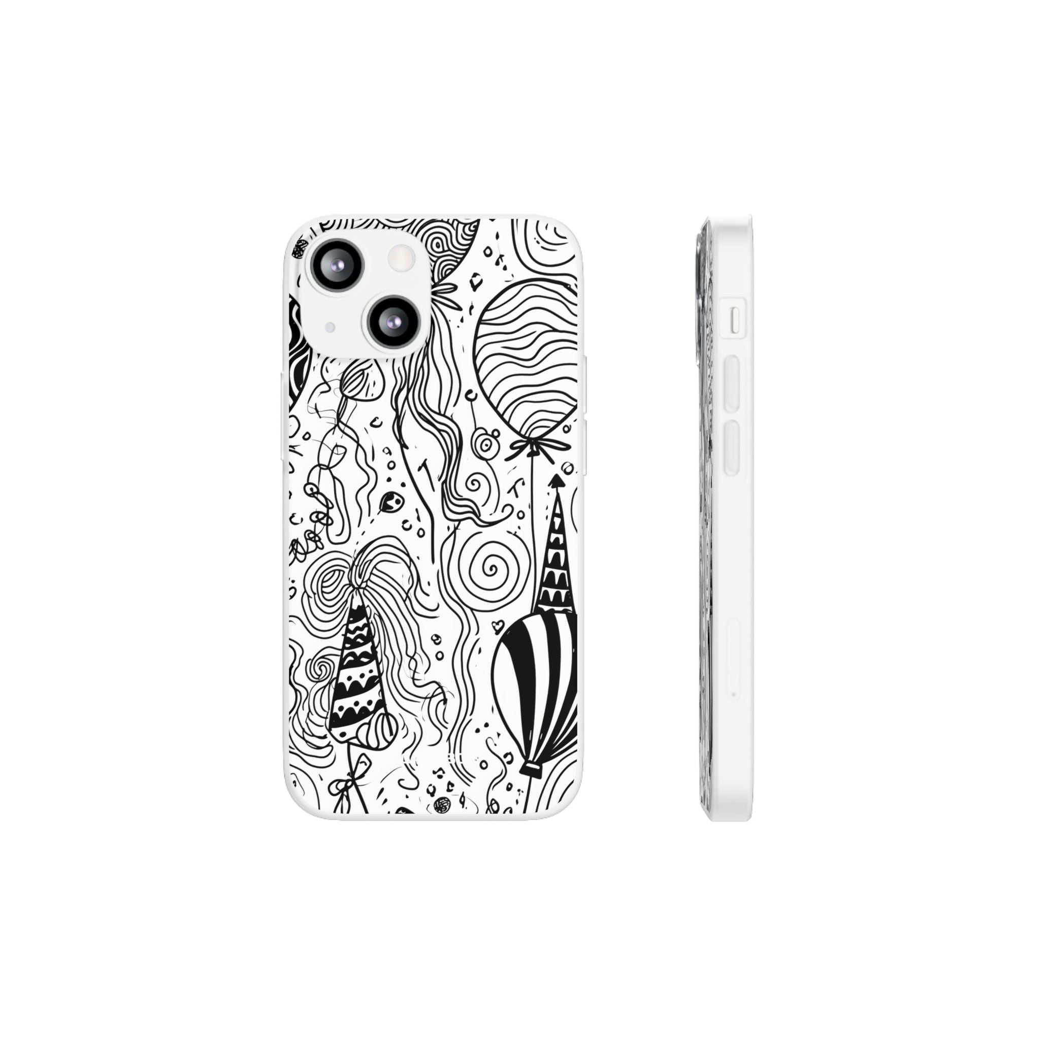 Whimsical Festivity | Flexible Phone Case for iPhone