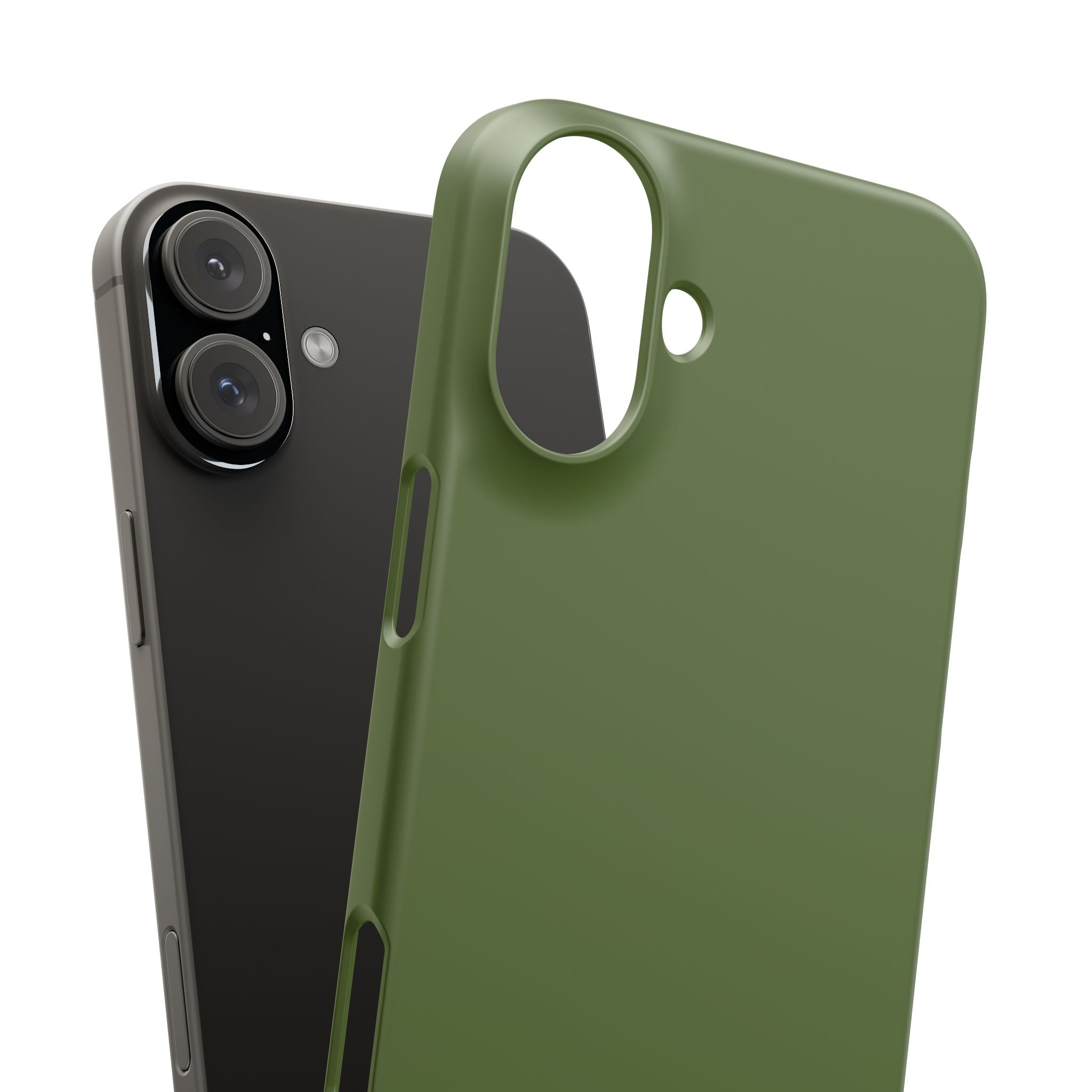 Dark Olive Green iPhone 16 - Slim Phone Case