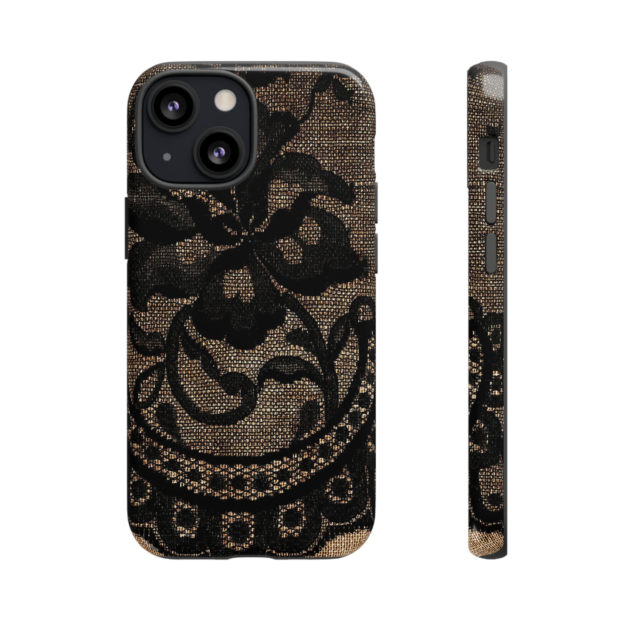 Broomrose Gothic Flower - Protective Phone Case