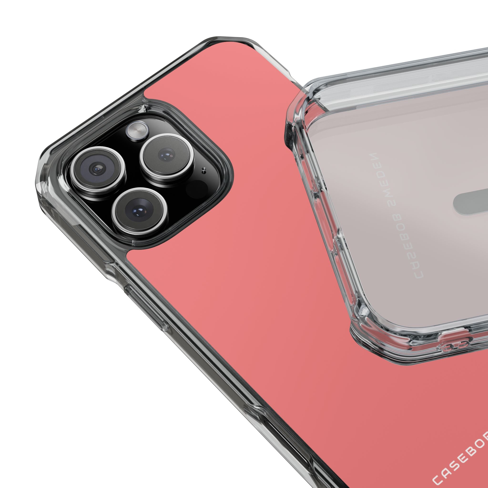 Light Coral iPhone 16 - Clear Impact Phone Case