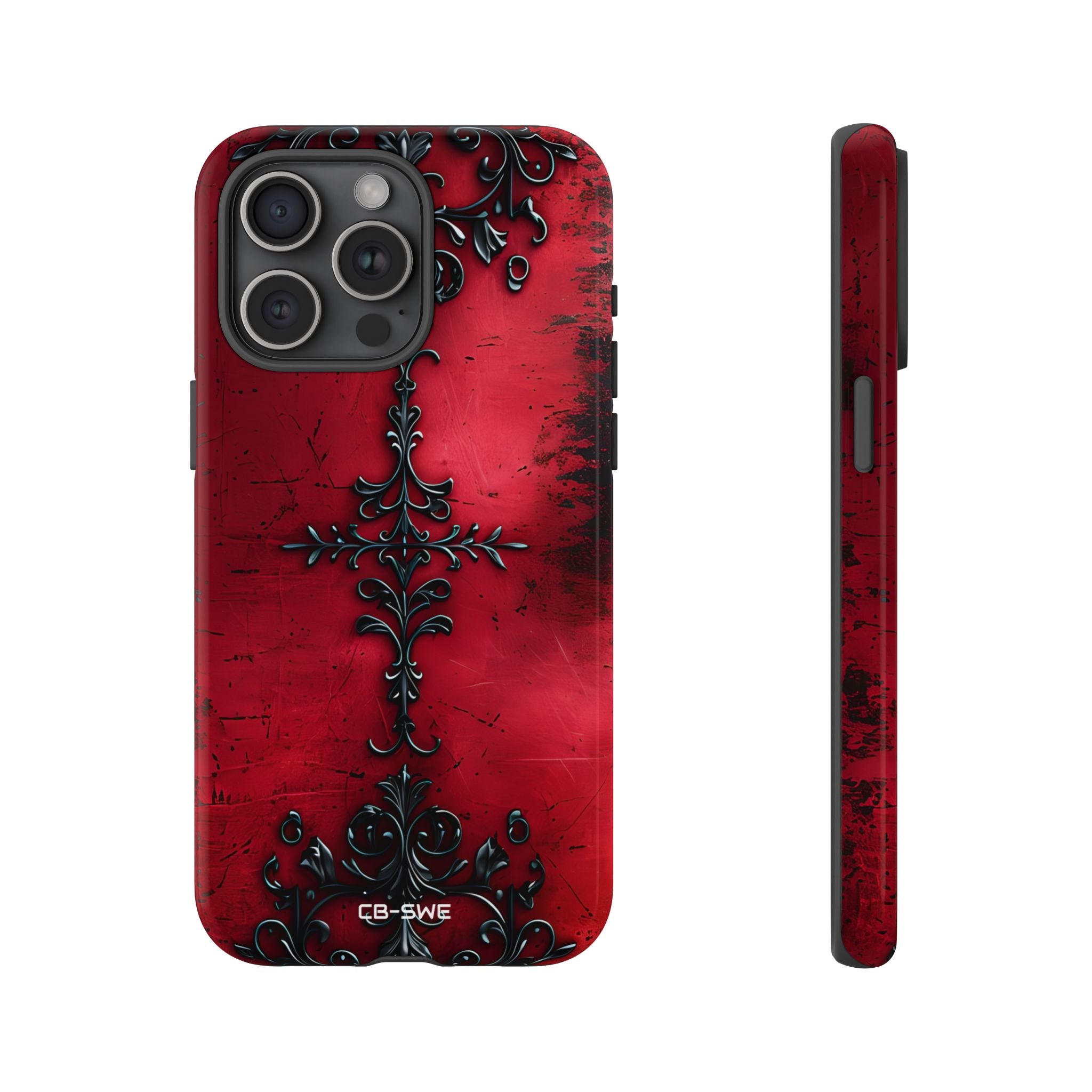 Gothic Crimson Emblem - iPhone Case