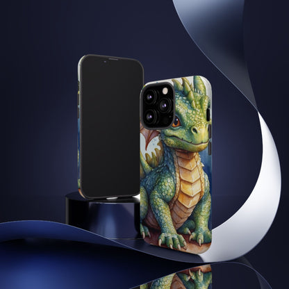 Green Dragon Smiles - iPhone Case