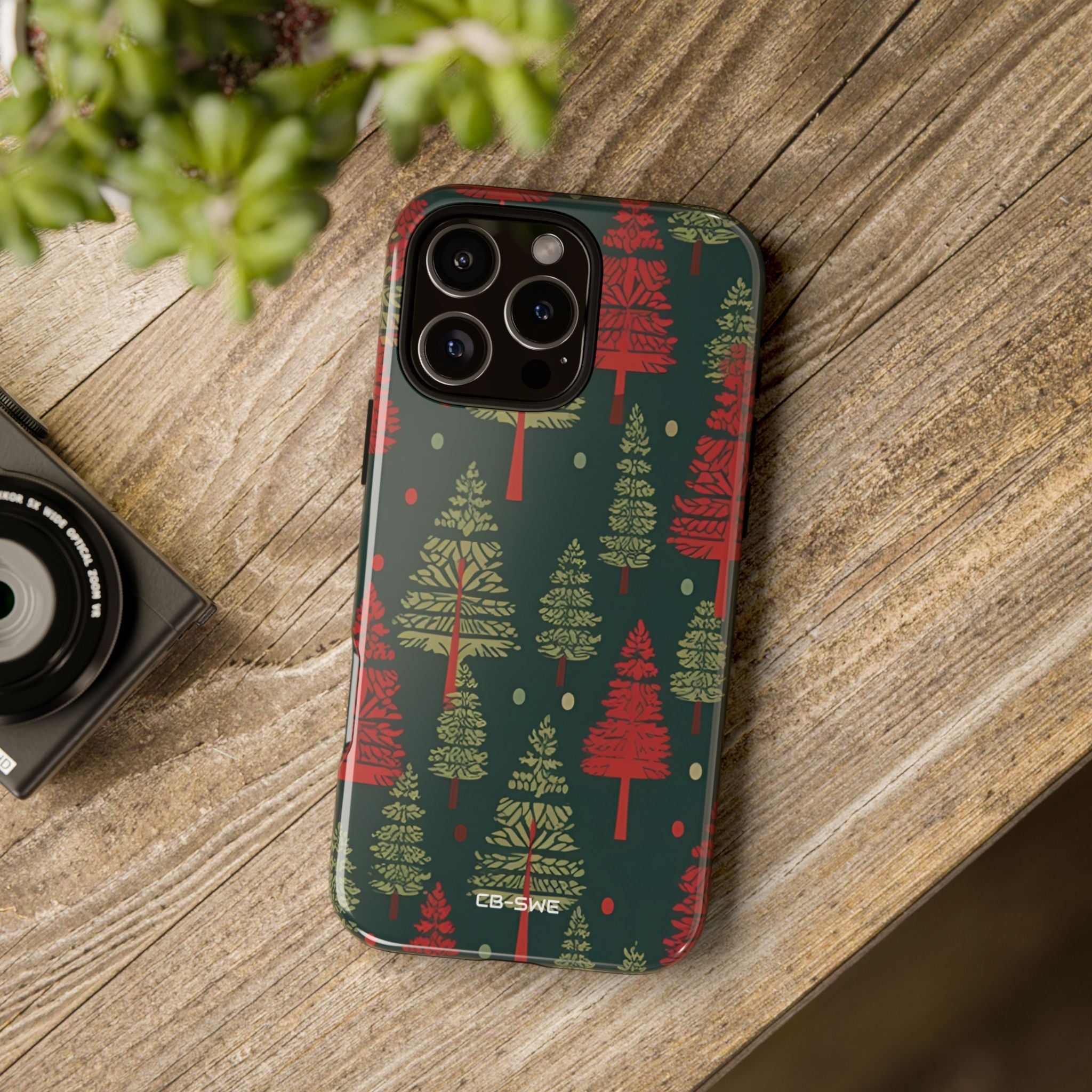 Trees Dance Playfully - iPhone Case