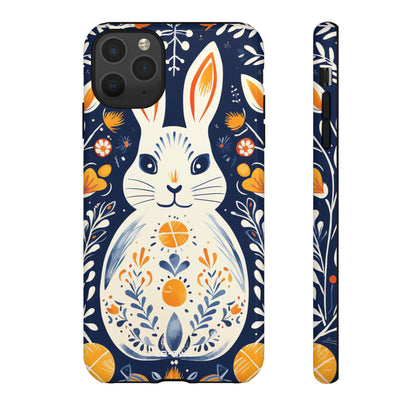 Floral Rabbit Joy - iPhone Case