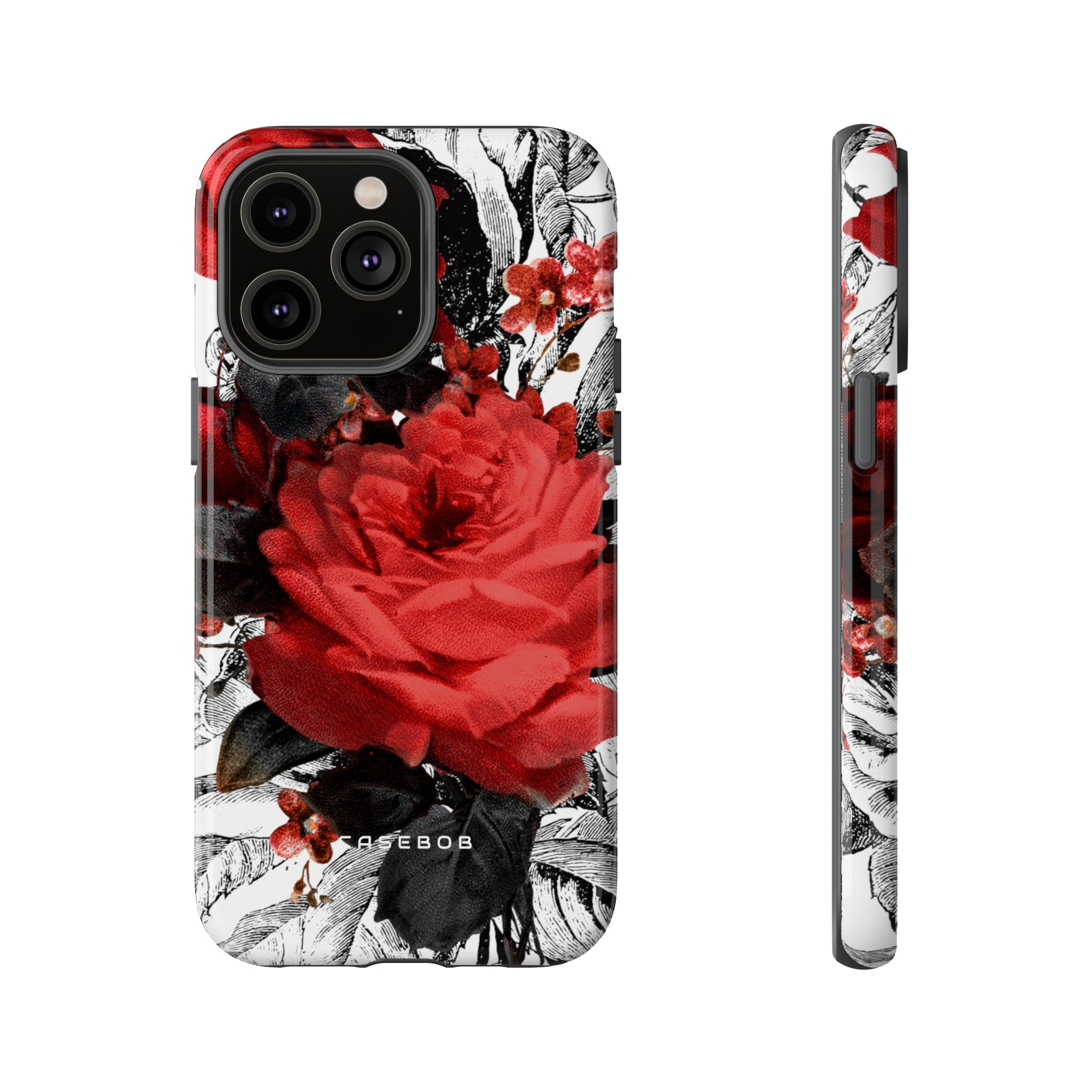 Cheruse Gothic Flower - Protective Phone Case