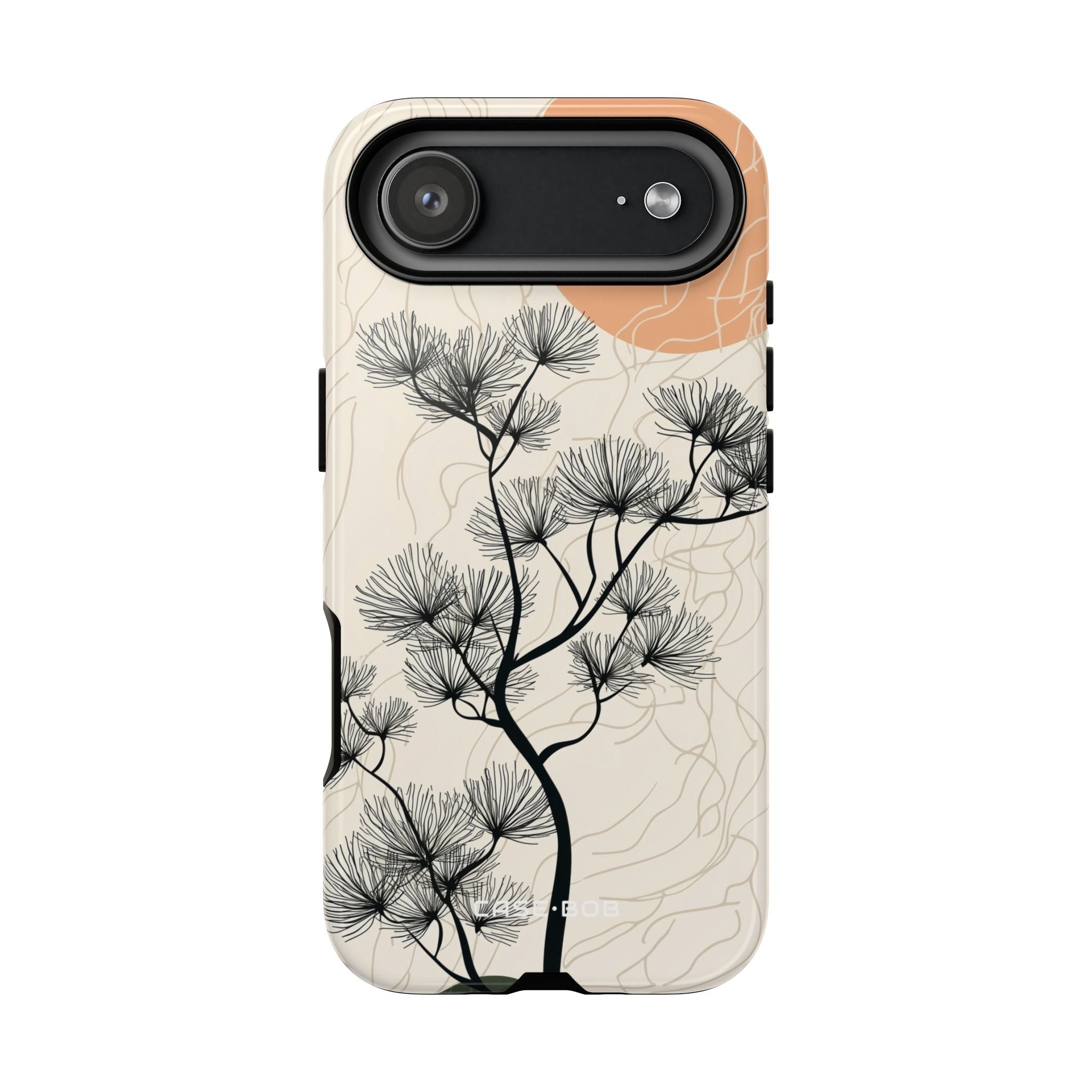 Spiky Tree Sunset iPhone 17 Air Case - Tough
