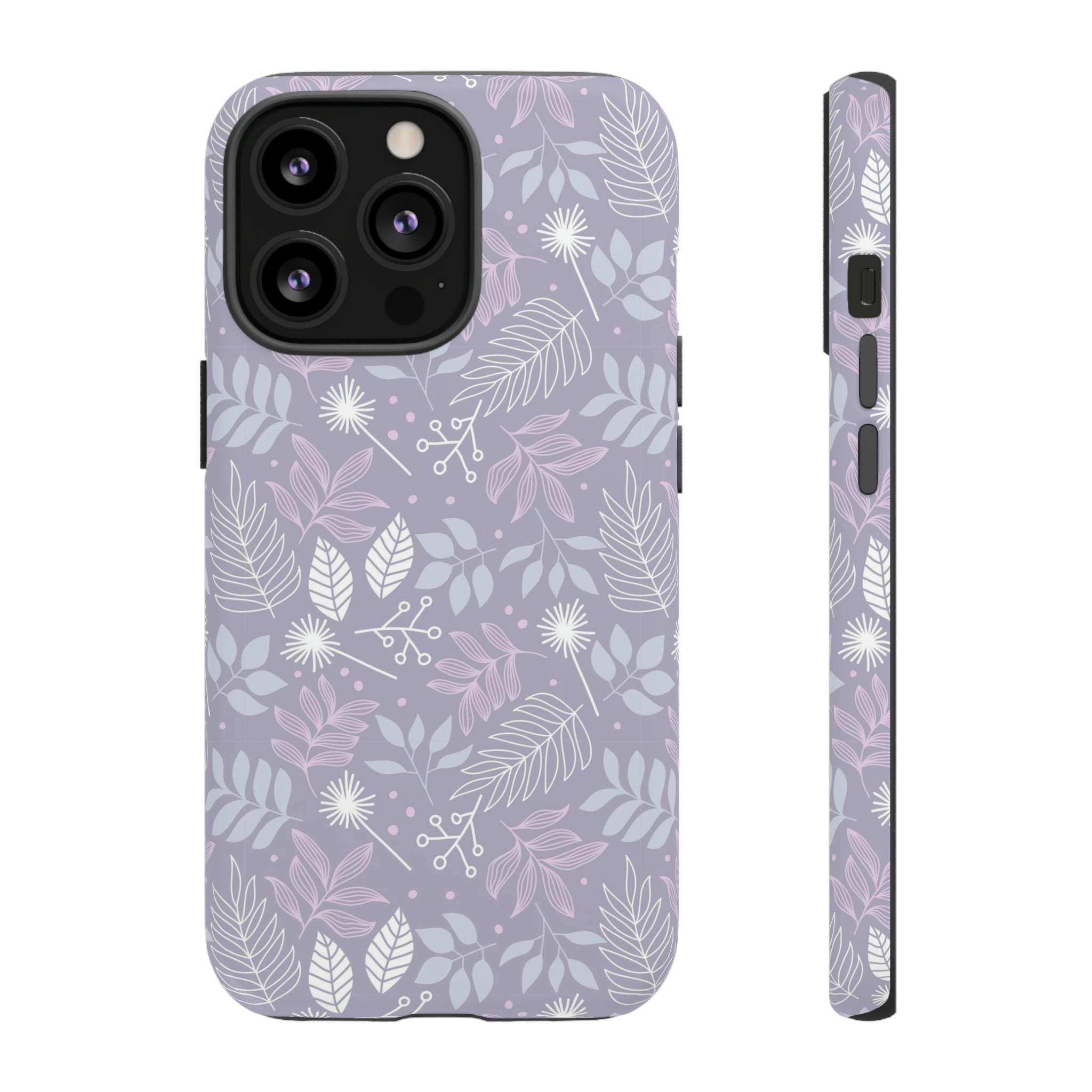 Purple Mona Leaf - Protective Phone Case