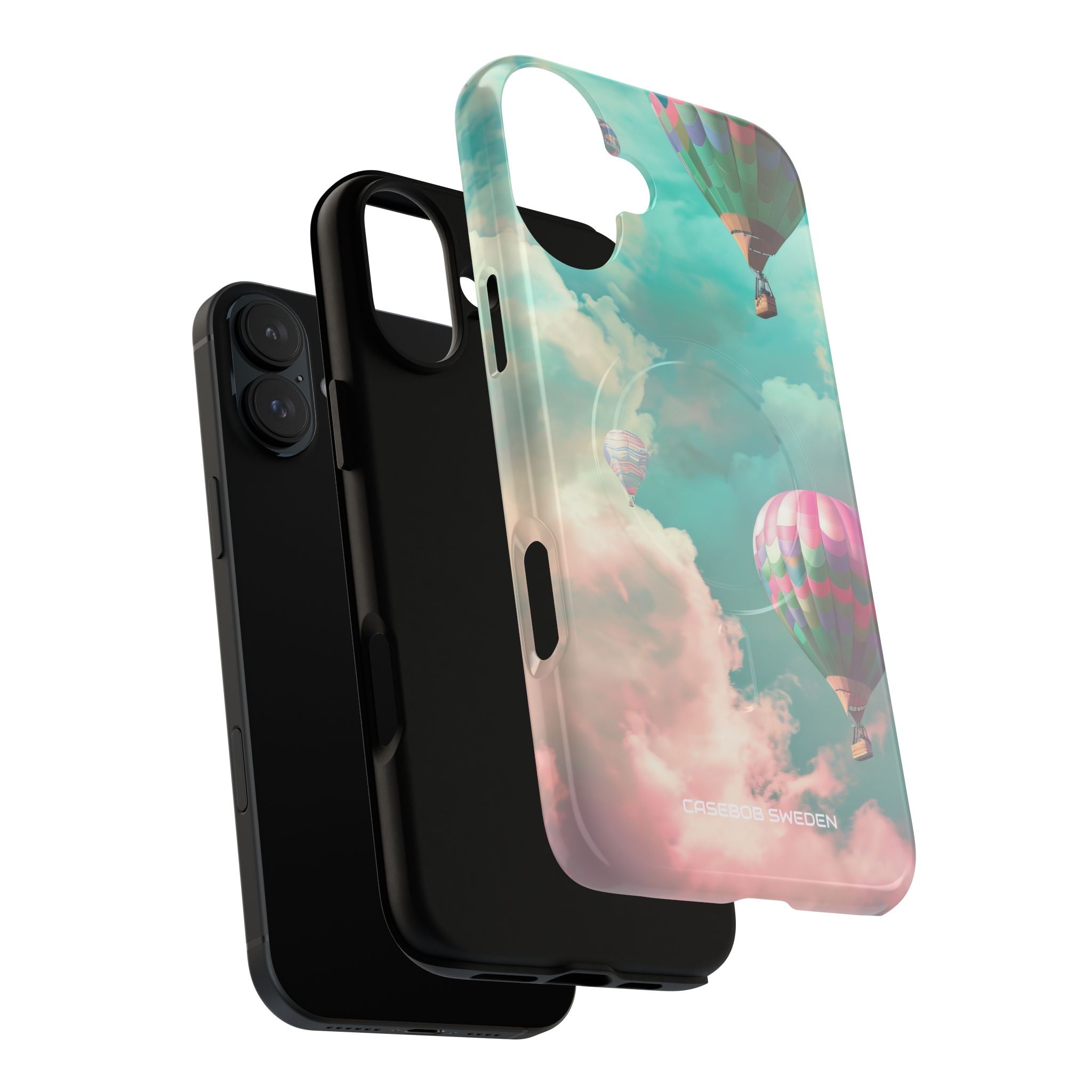 Pastel Balloon Adventure - Tough + MagSafe® iPhone 16 Phone Case