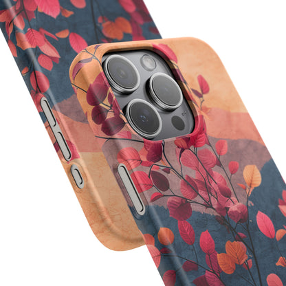 Vibrant Floral Harmony iPhone 15 - Slim Phone Case