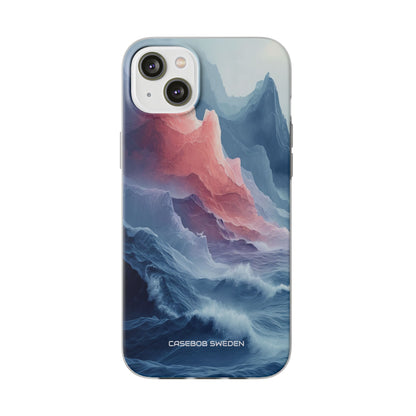 Mountain Wave Serenity - Flexi iPhone 14 Phone Case