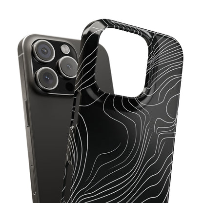 Contour Waveform Flow iPhone 16 - Slim Phone Case