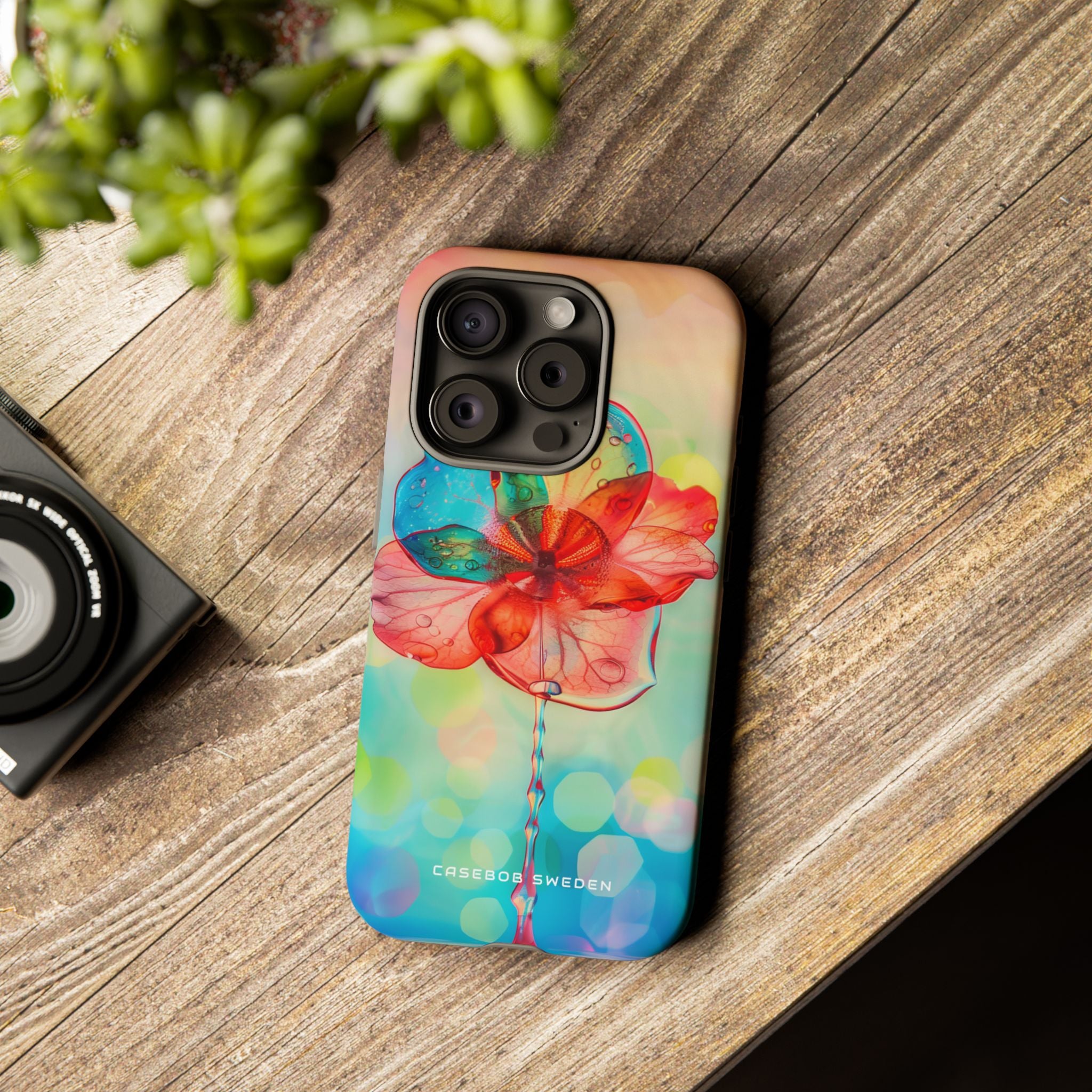 Ethereal Glass Flower iPhone 15 - Tough Phone Case