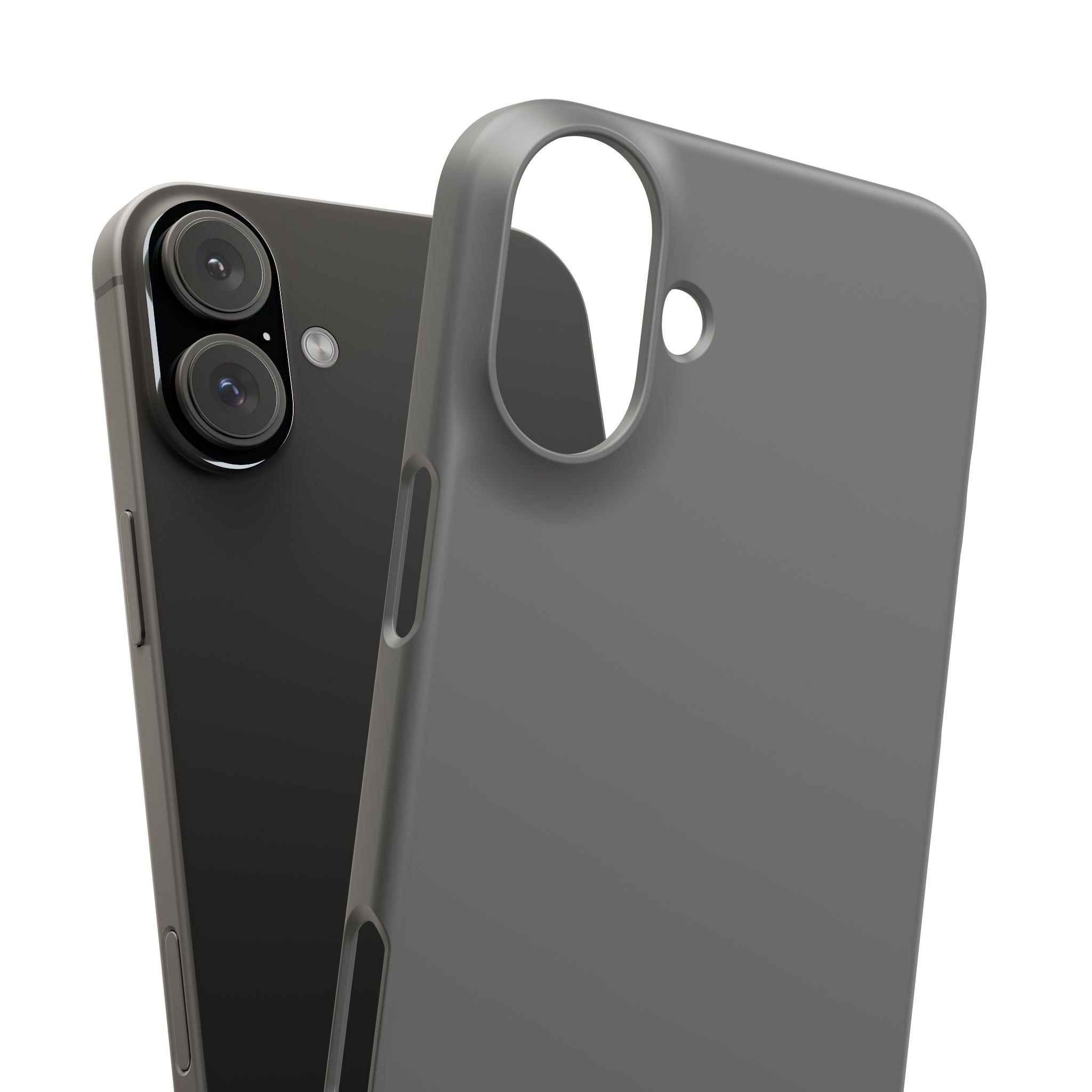 Dim Gray iPhone 16 - Slim Phone Case