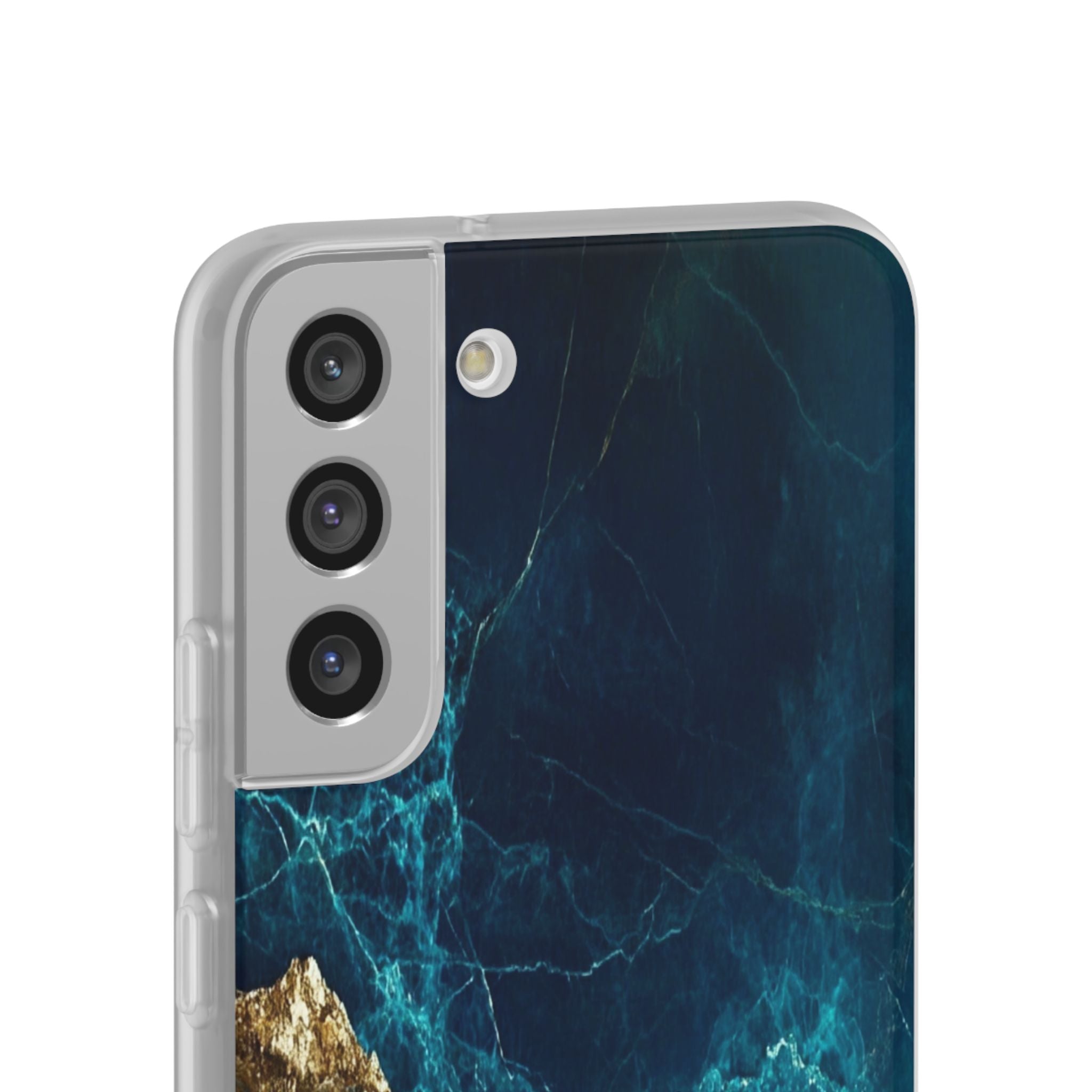 Jagged Gold Split Samsung S22 Plus Case - Soft