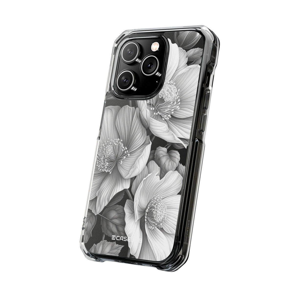 Botanical Elegance – Handyhülle für iPhone (Clear Impact – Magnetisch) 