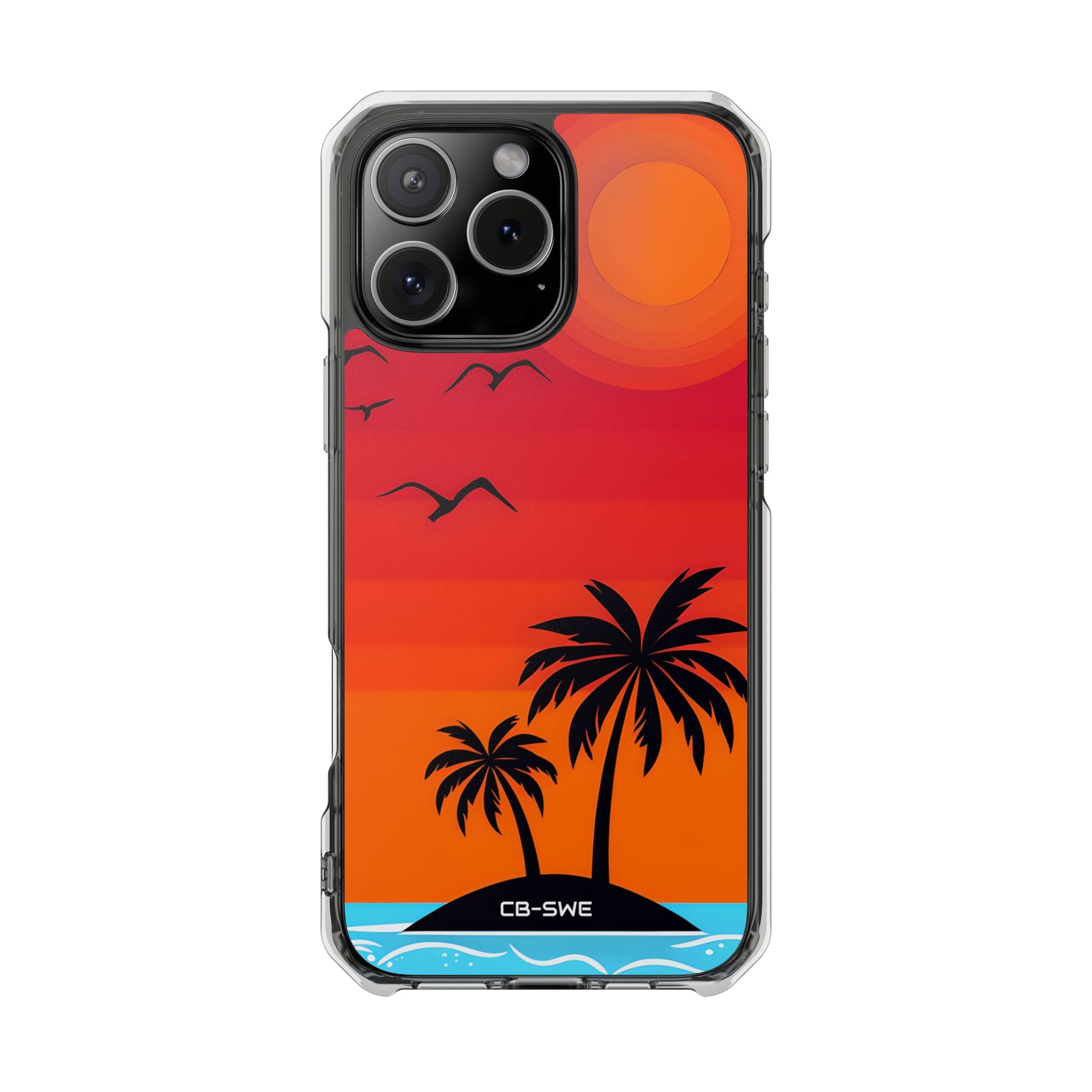 Summer Sunset Silhouettes iPhone Case - Impact