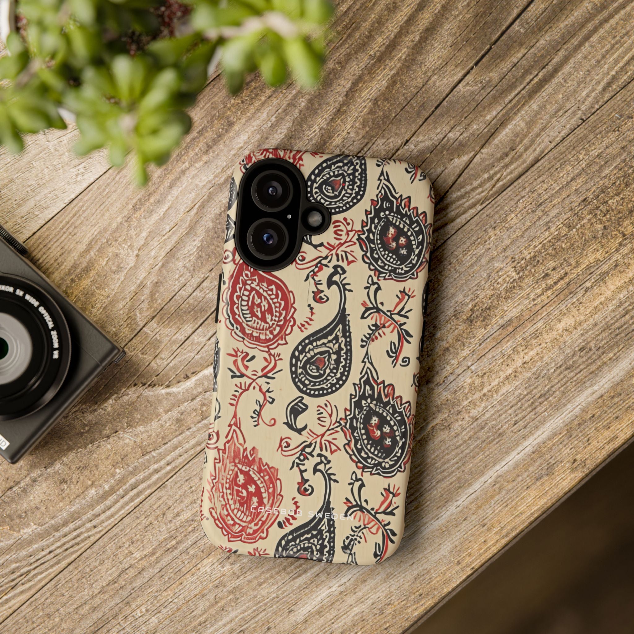 Vintage Paisley Elegance iPhone 16 - Tough Phone Case