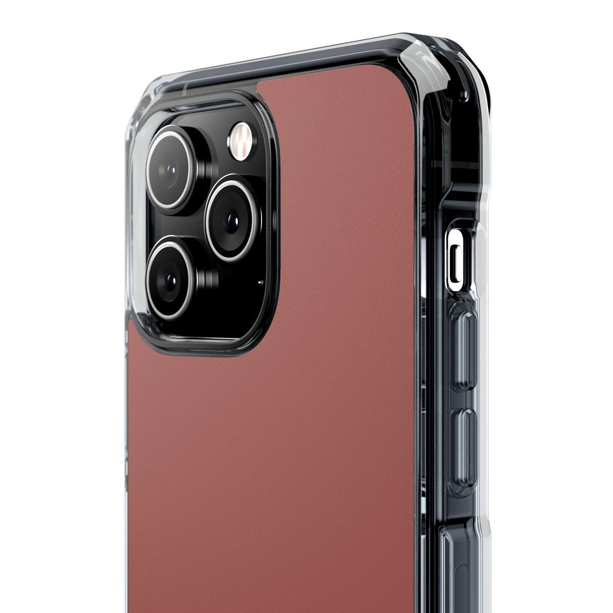 Rotes Holz | Handyhülle für iPhone (Clear Impact Case – magnetisch) 