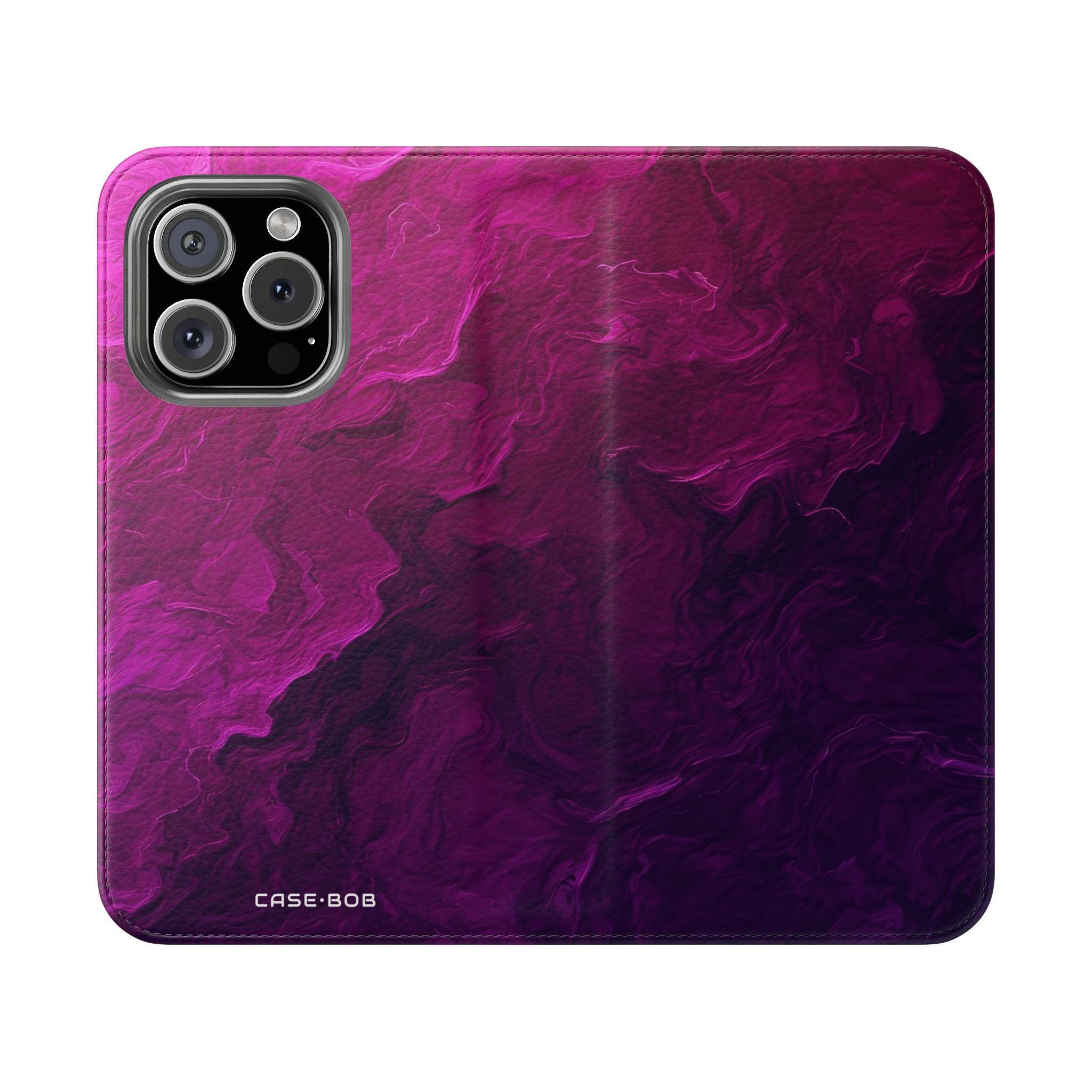 Violetti kieputus - iPhone 16 Pro -lompakkokotelo