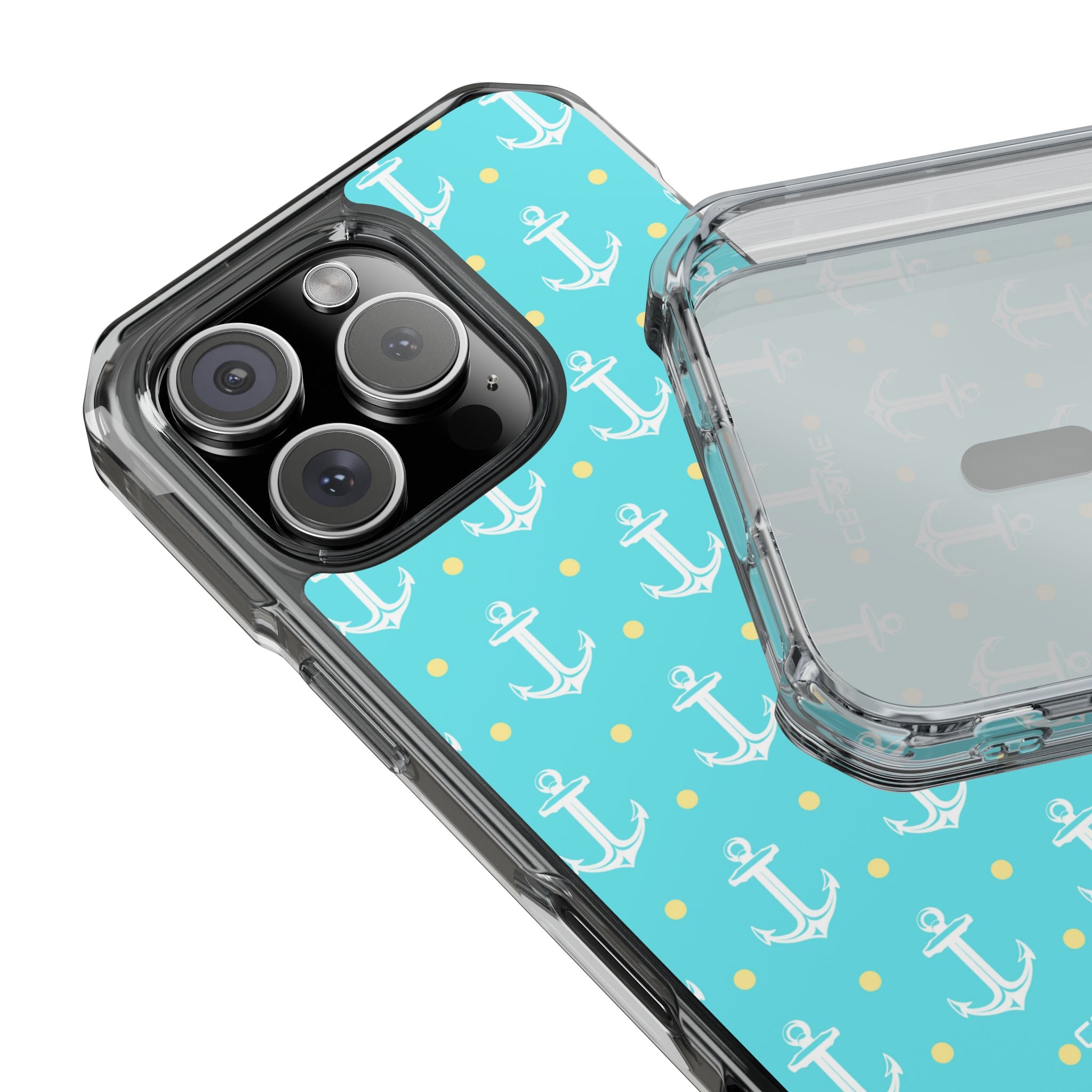 Nautical Anchors & Dots iPhone Case - Impact