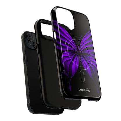 Violet Monarch iPhone 15 Case - Tough+