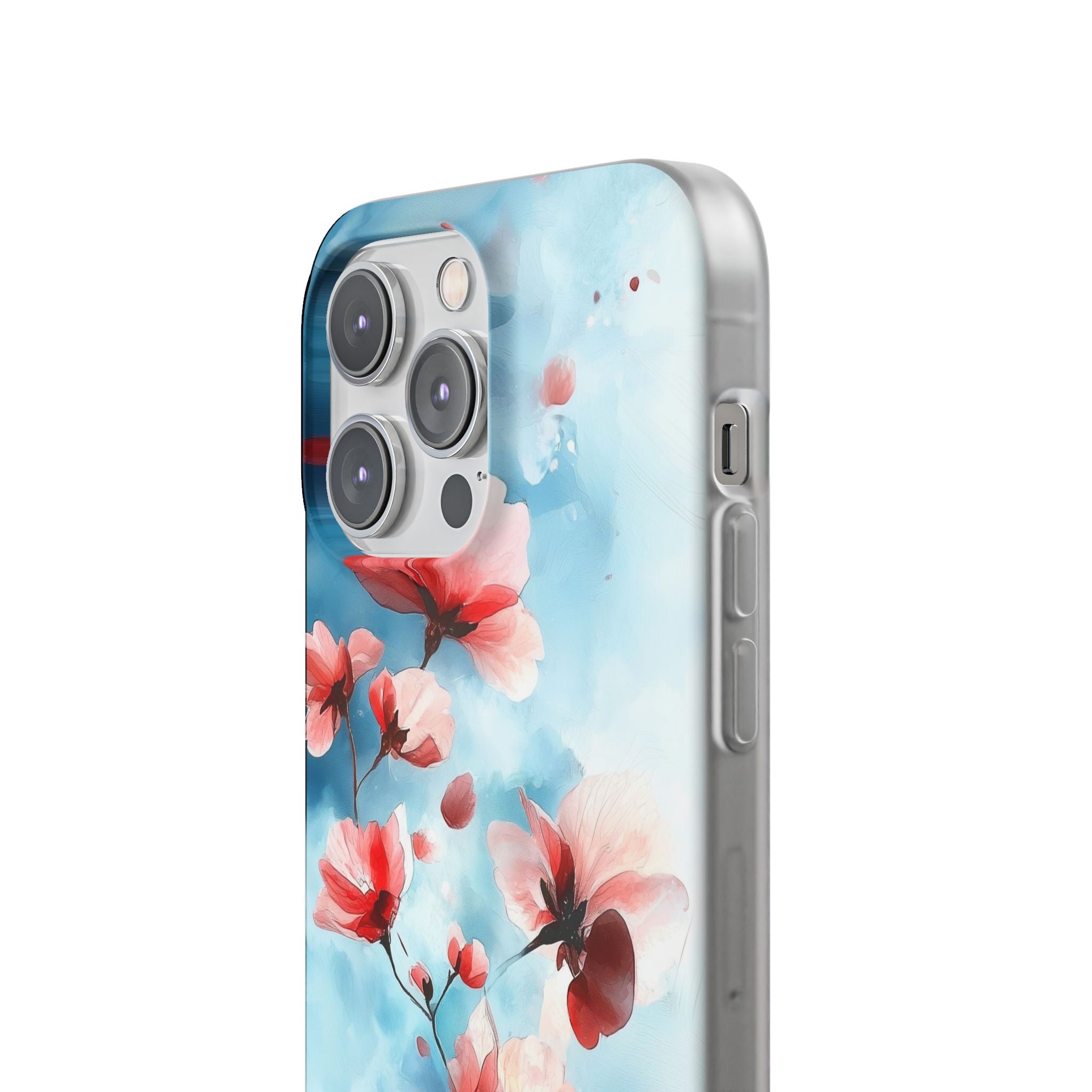 Pink Blossom Drift iPhone 14 Pro Max Case - Soft