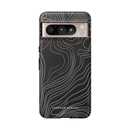 Contour Waveform Flow Google Pixel 8 - Tough Phone Case