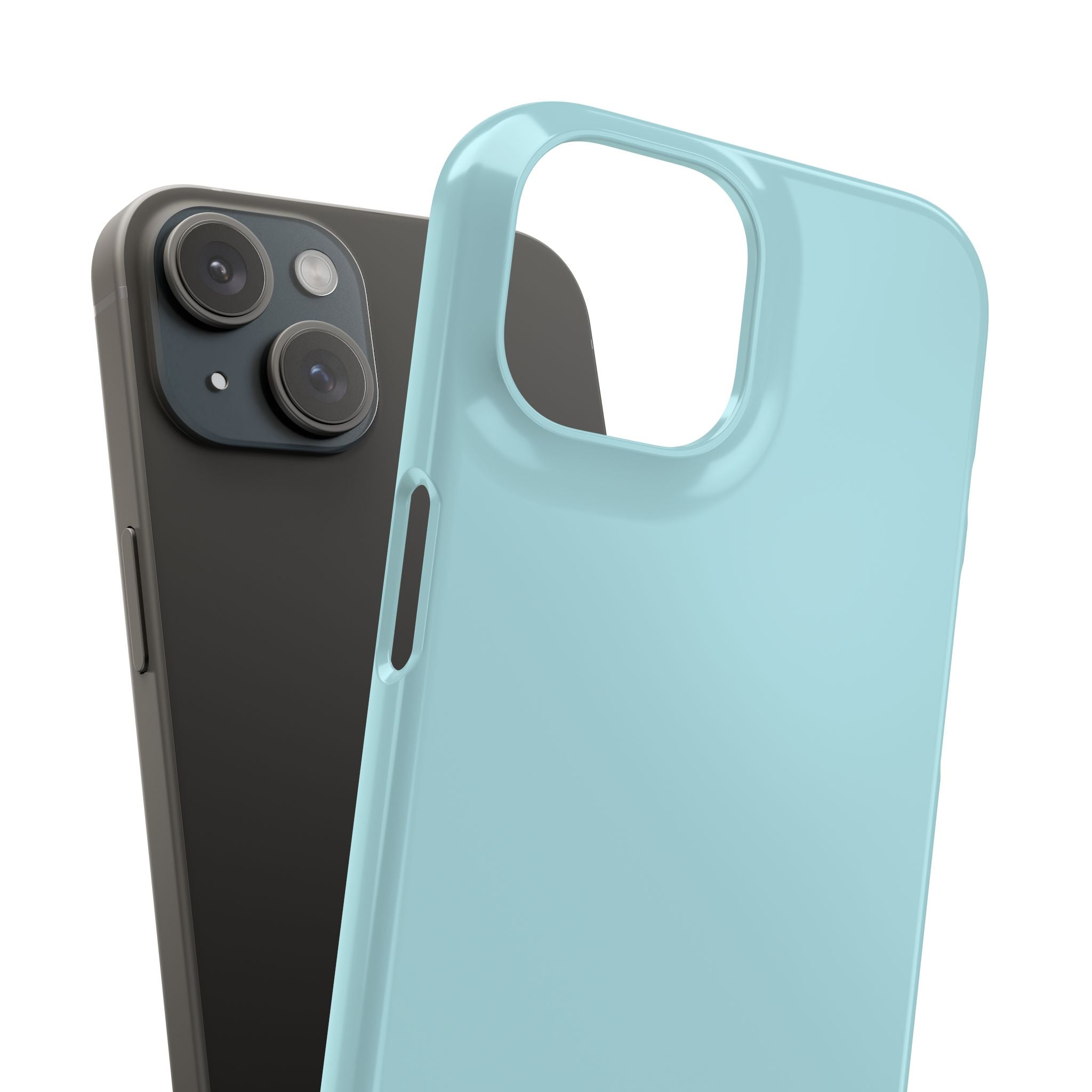 Powder Blue iPhone 15 - Slim Phone Case