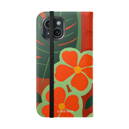 Orange Blossom Mosaic - iPhone 15 Cover - Pung