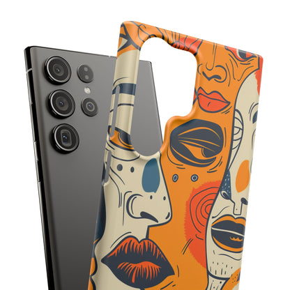 Gradient Face Mosaic Samsung S23 - Slim Phone Case