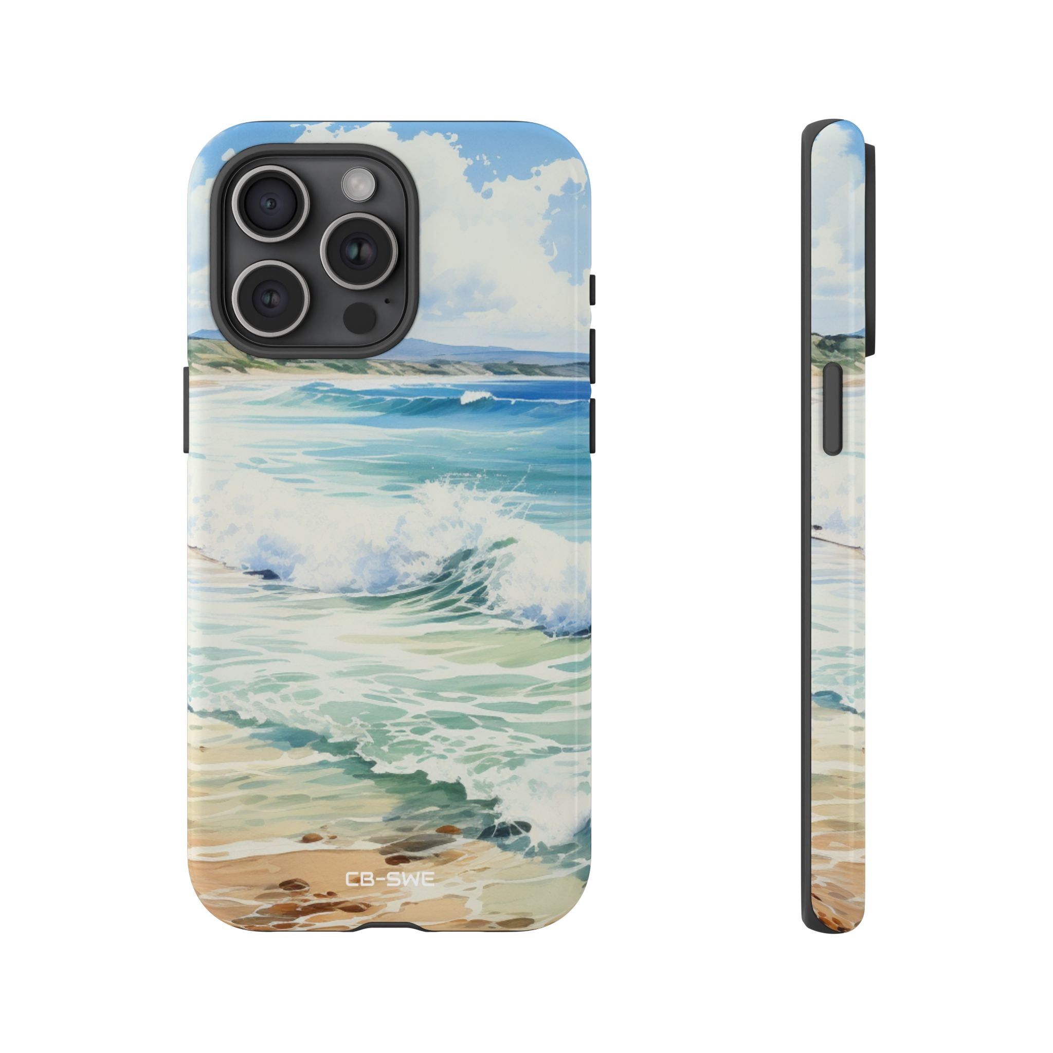 Serene Coastal Watercolors - iPhone Case