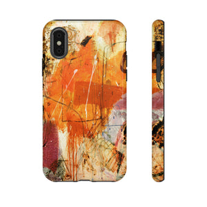 Abstract Orange Art - Protective Phone Case